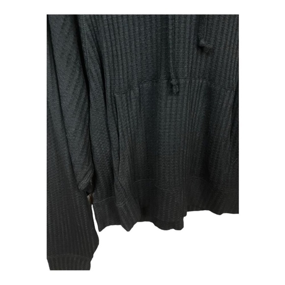 Chaser Oversized Waffle Knit Long Sleeve Pull Over with Hood Size S NWOT - Picture 3 of 6